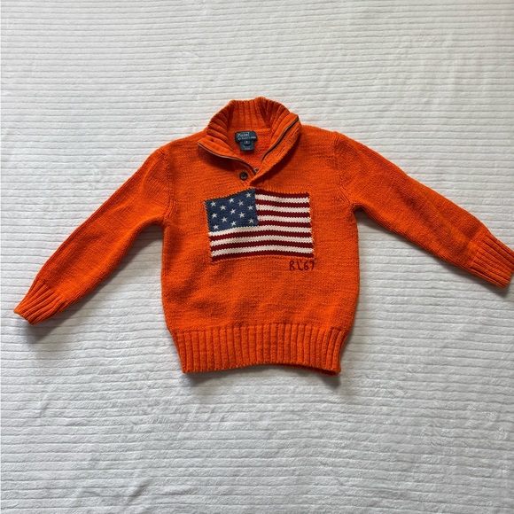 Polo Ralph Lauren Other - Polo by Ralph Lauren Orange Kids Sweater